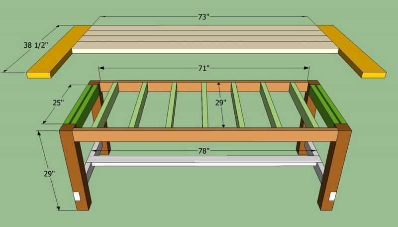 Как изготовить стол для дачи своими руками — интересные варианты с фото, пошаговые инструкции