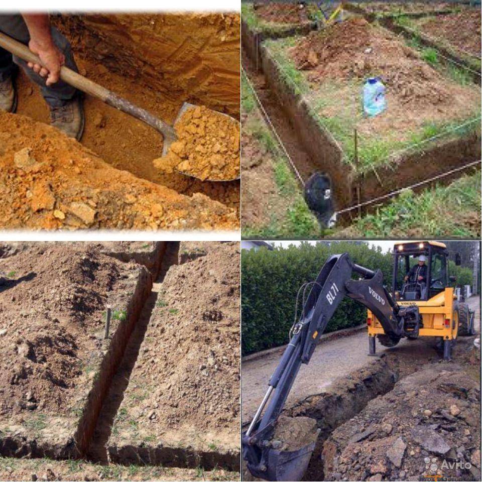Как выкопать фундамент под дом