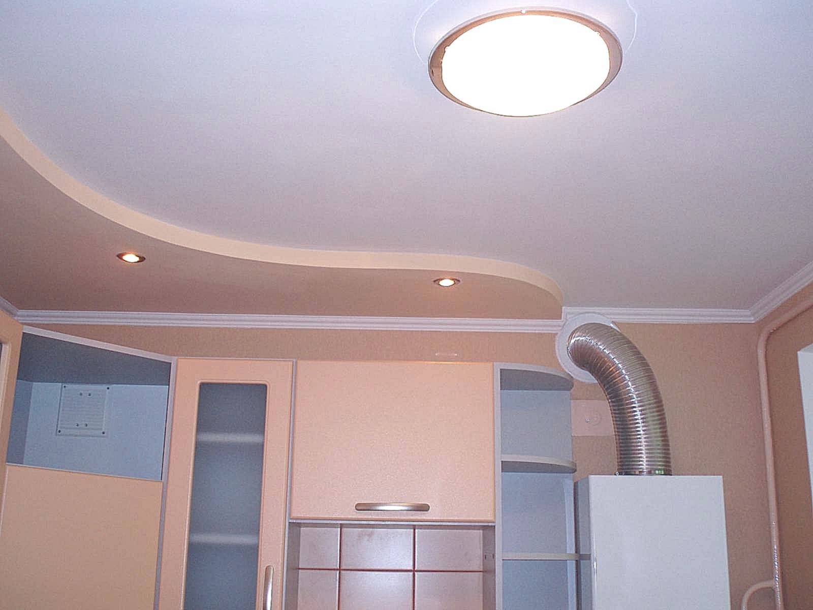Как сделать двухуровневый потолок из гипсокартона с подсветкой: фото, видео