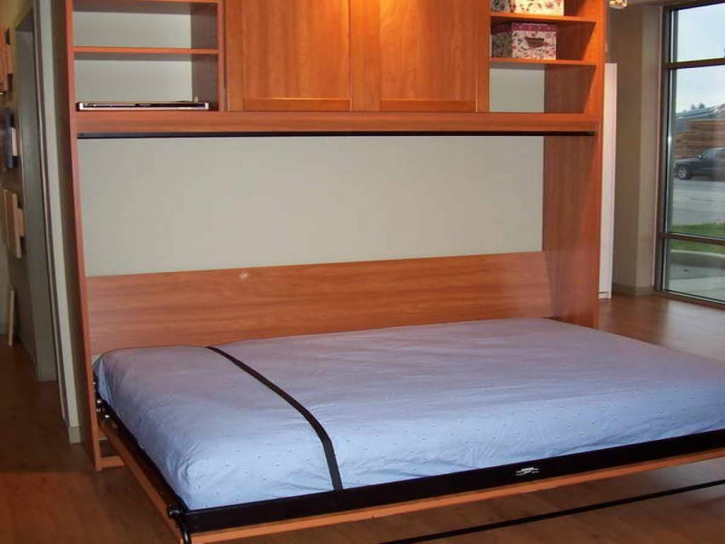 Кровать встроенная в шкаф - 70 фото идеального сочетания в интерьере