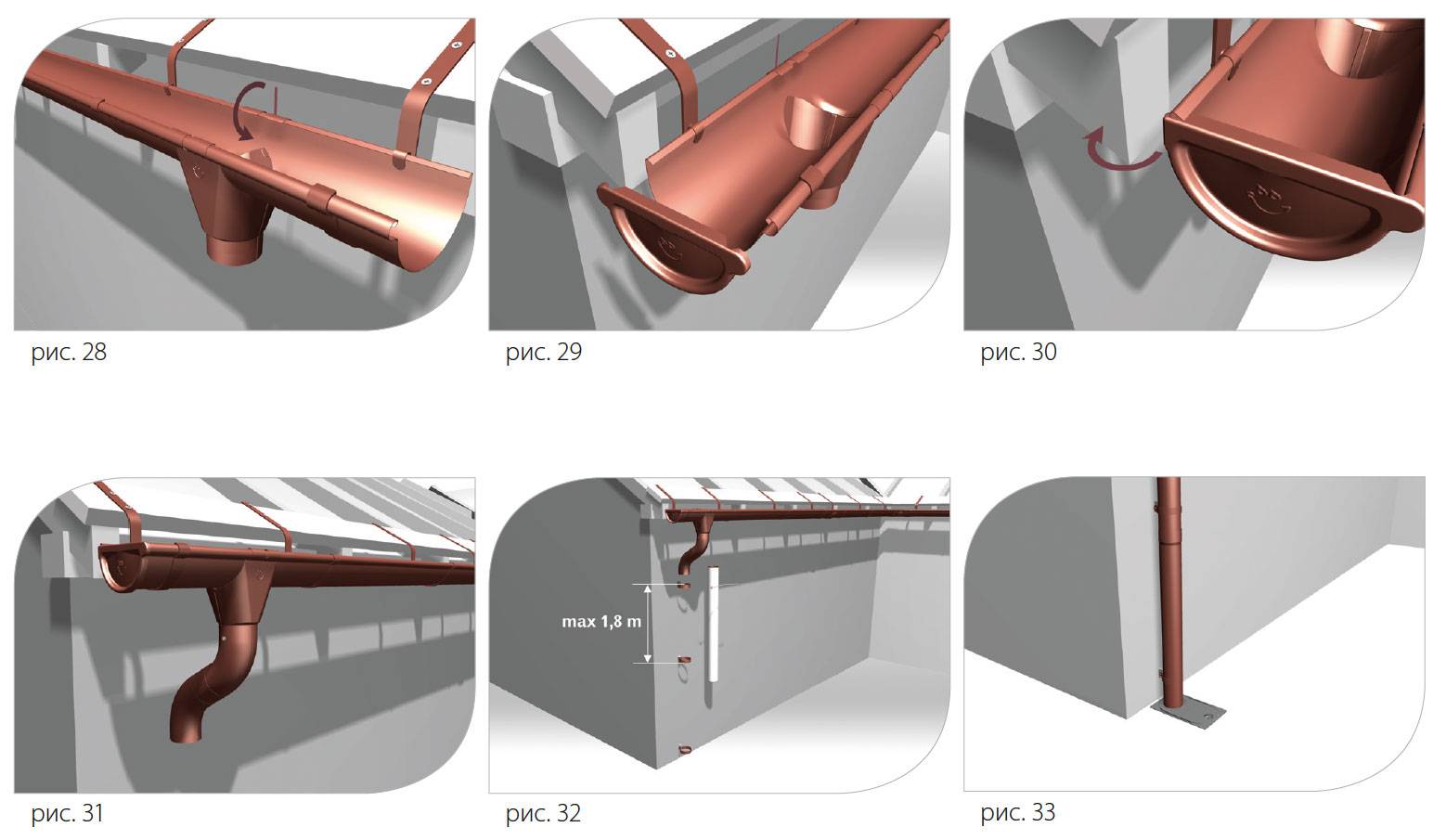 Устройство и монтаж пластикового водостока для крыши в сравнении с металлической водосточной системой