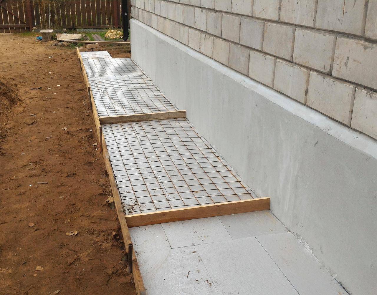 Старое бетонное покрытие: этапы очистки и укладки бетона