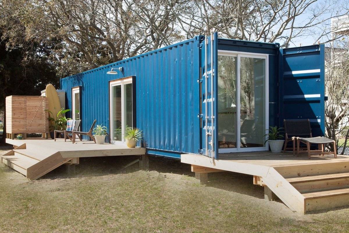 Дом из контейнеров: проекты с планировкой двухэтажных и мини домов для постоянного проживания